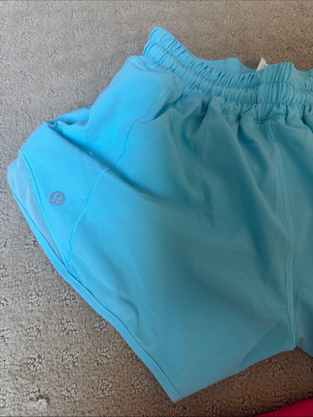 lululemon athletica Athletic Shorts Trio in Aqua, Coral, Magenta - Picture 5 of 5